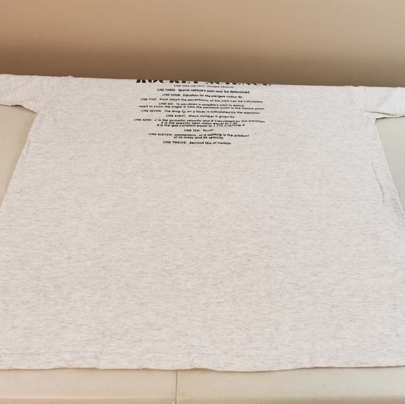 NASA ROCKET FUEL FORMULA Men's SHIRT 2XL DBL SIDED - Picture 4 of 10